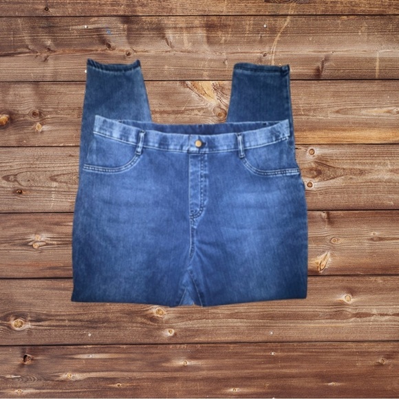 Time and Tru Women’s Denim Jeggings Size 20 Regular Fit Mid-Rise - Picture 5 of 7